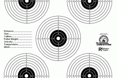 5 m-x5 Air Pistol Target - NRA TQ-9 Target 5 m & 7,5 m Air Pistol --- 25 Ft